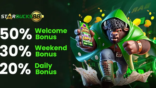 50% Welcome · 30% Weekend · 20% Daily