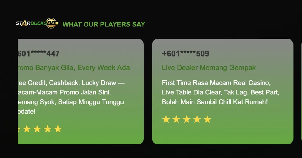 Starbucks88 testimoni pemain 2